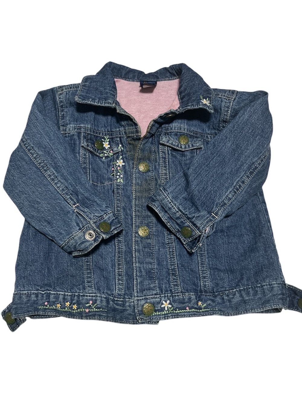 Vintage Oshkosh embroidered Jean jacket size 24 months